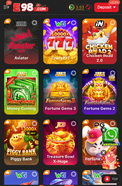 E98 Game Apps